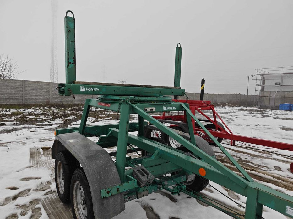 Przyczepa dłużycowa dłużyca Auwarter NL2,0T do stali drutu słupów M/17