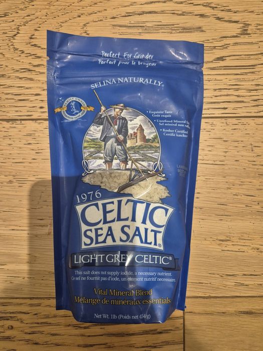 Celtic Sea Salt jasnoszara sól z USA 454g