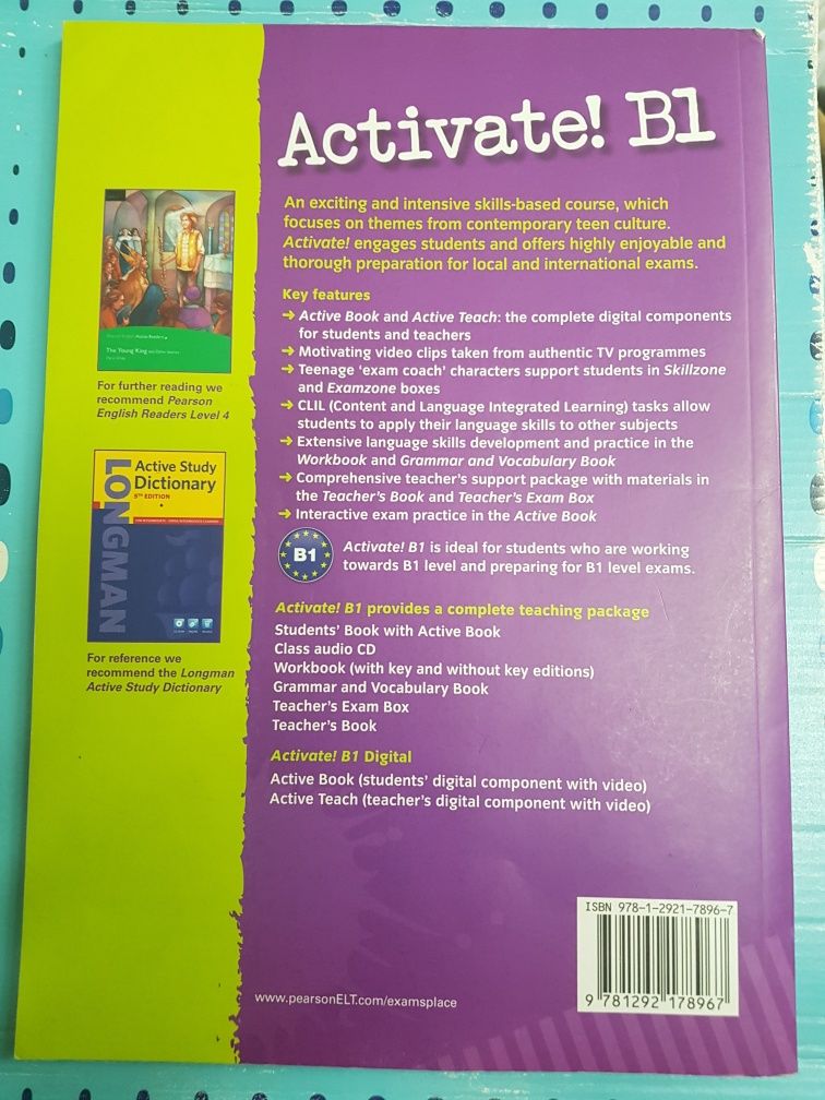 Activate! B1 Student's book podręcznik (bez płyty z książki))