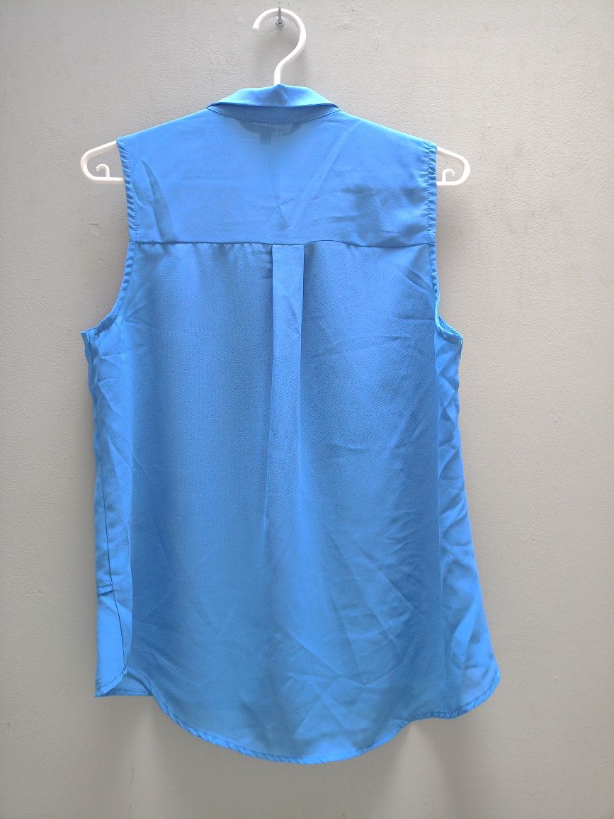 Reserved śliczna niebieska koszulowa elegancka bluzka roz M