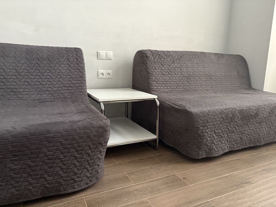 Sofa rozkładana z materacem