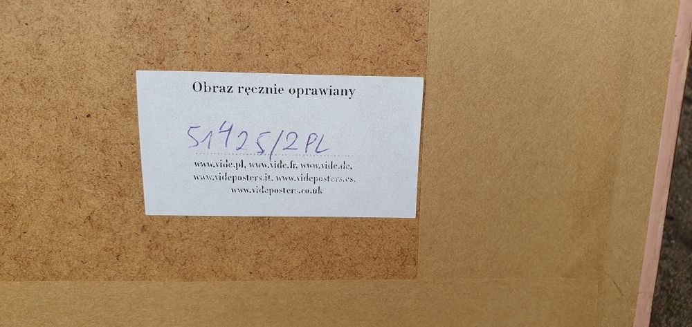 Obraz ręcznie oprawiany 53x74