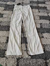 Spodnie damskie białe