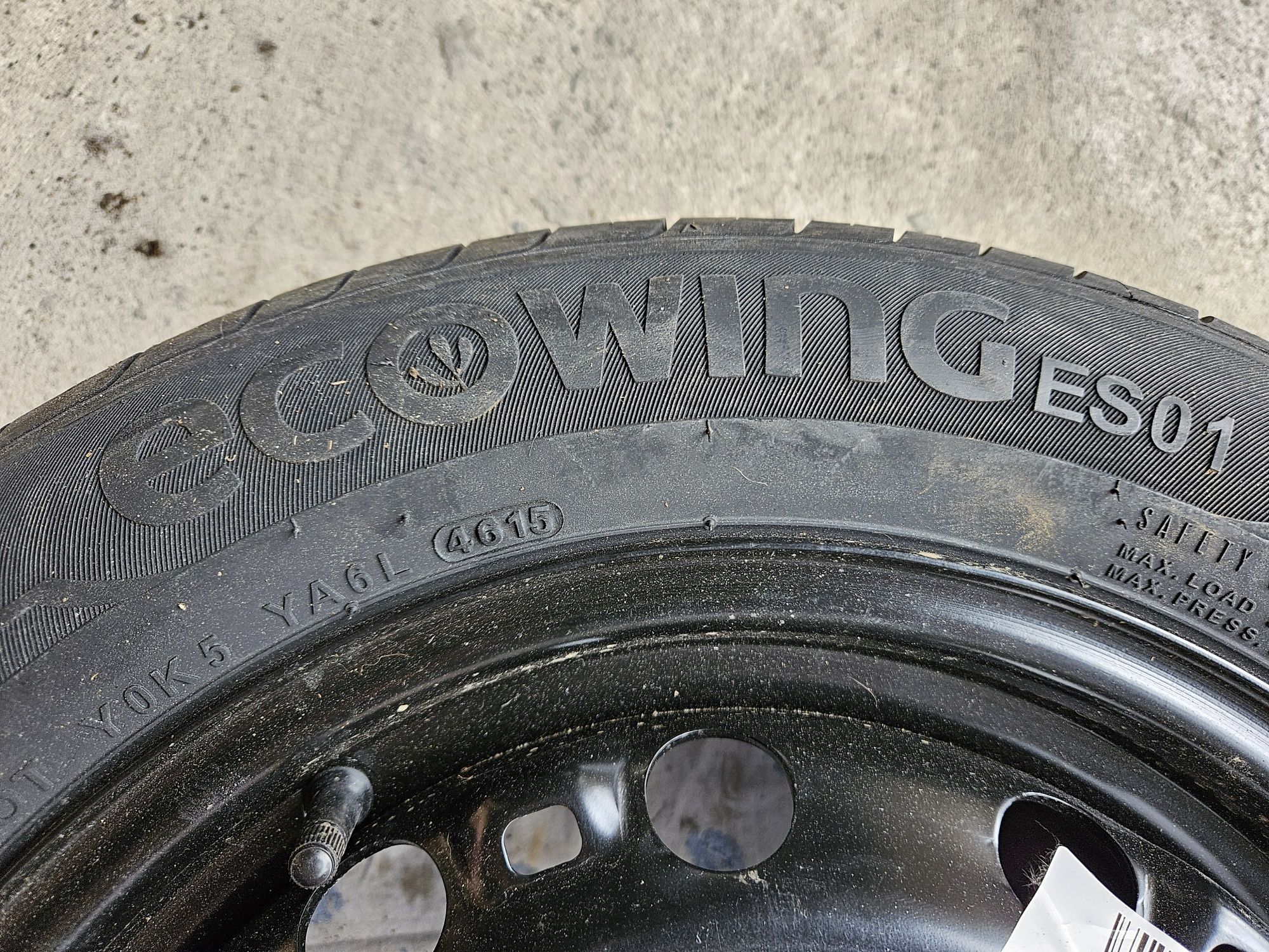 Opona + felga, Kumho 185/60 R15 84h nowa