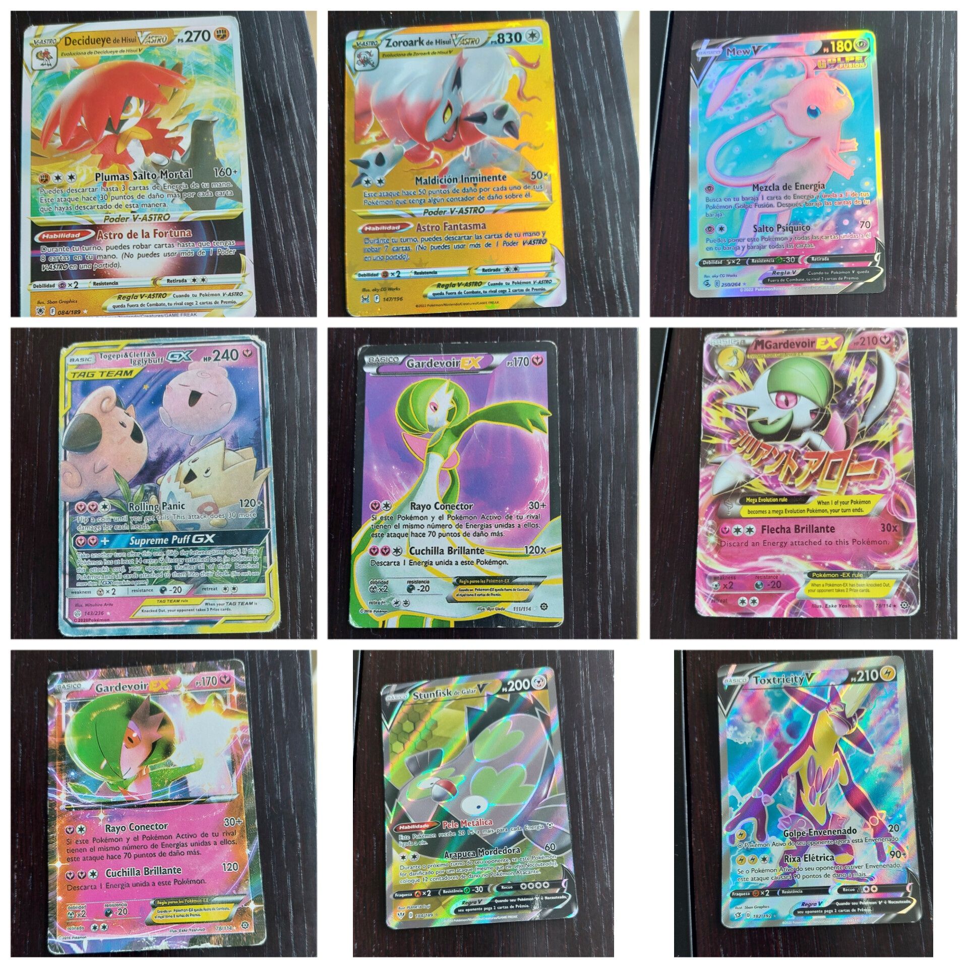 Cartas POKEMON Raras e Originas