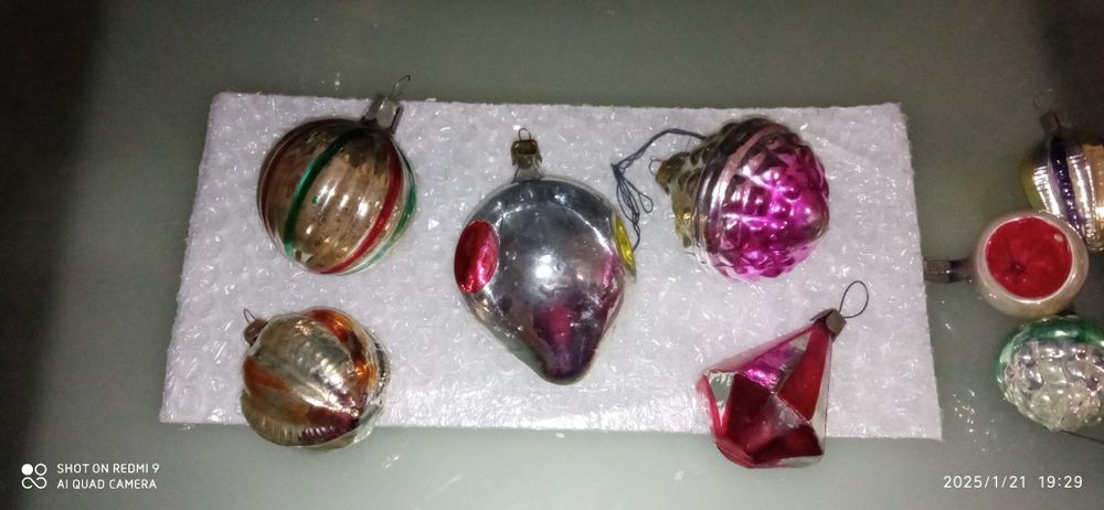 Ёлочные игрушки 60-х годов