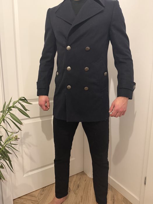 Męski płaszcz wełniany Vistula