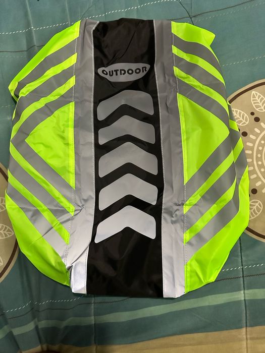 Capa Impermeável para Mochila com Faixa Reflexiva – Novo