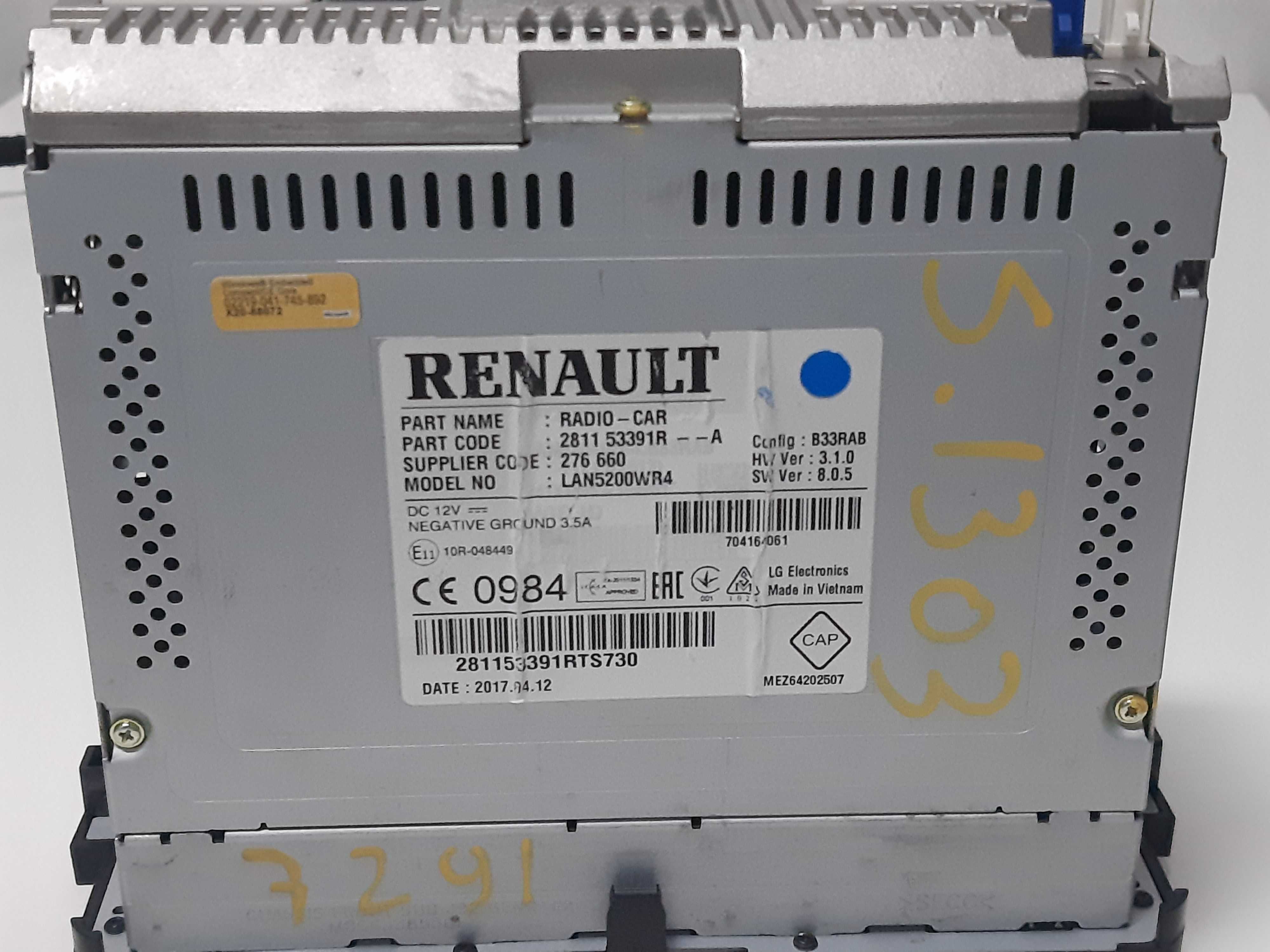 Auto Rádio e GPS  Original da Renault e Dácia