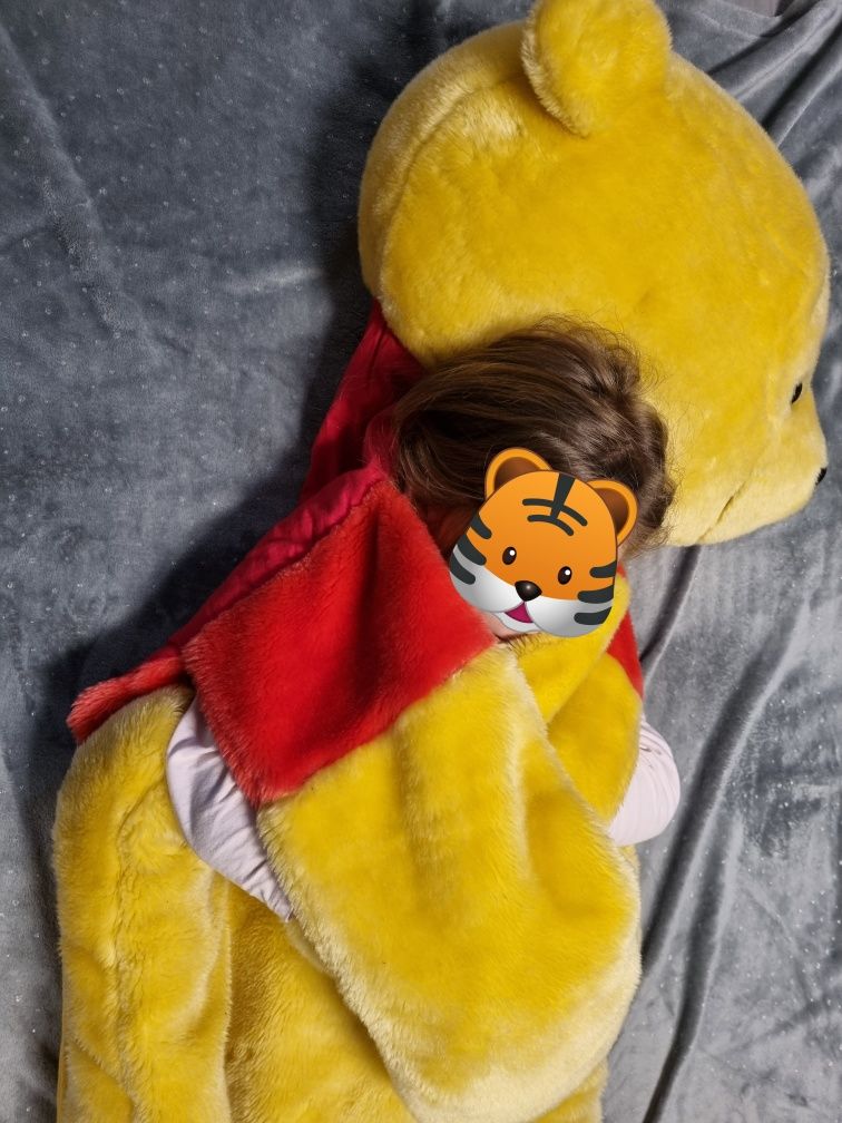 Wielki Kubuś Puchatek Winnie the Pooh śpiwór koc kołderka