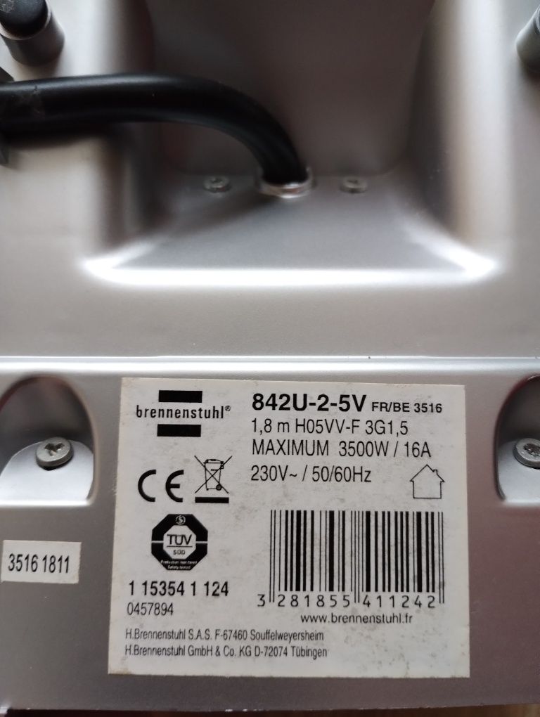 Brennenstuhl listwa zasilająca , 4 USB.