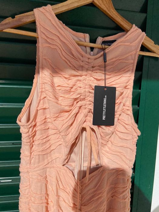 Vestido laranja claro NOVO c/ etiquetas