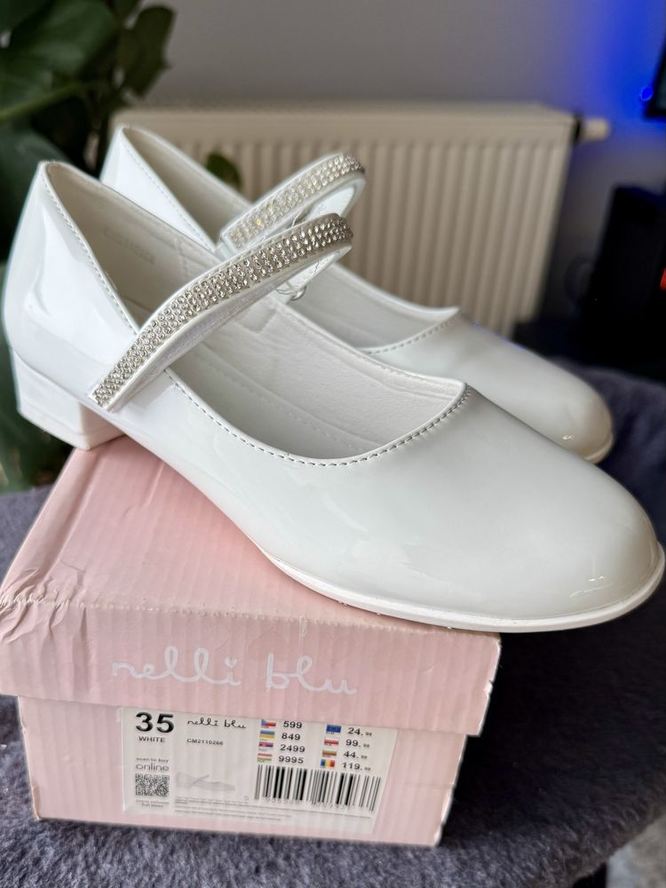 Biale buty do komunii