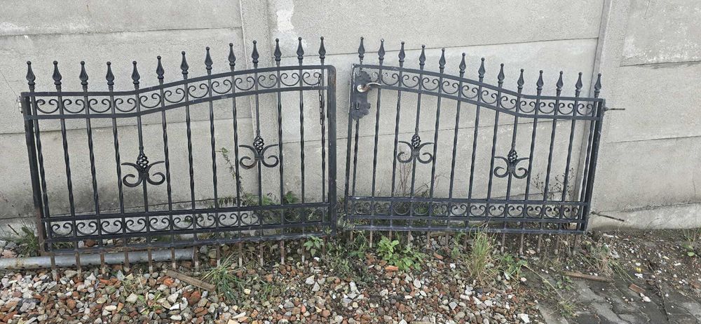 Brama Kuta brama wjazdowa   2szt 150 x127 skrzydłowa Poznań Transport