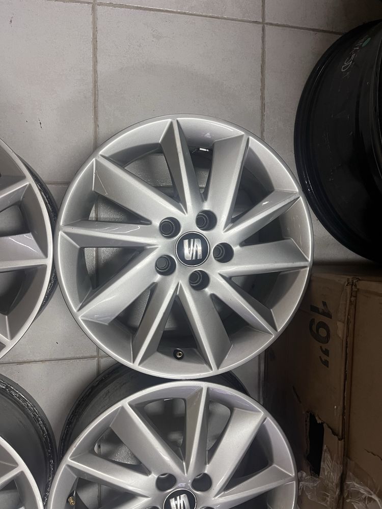 Jantes 15” 5x100 Originais Seat Ibiza Vw Polo Skoda Fabia