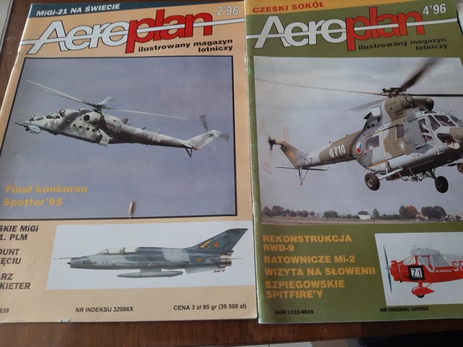 Aero Plan archiwalny  ilustrowany magazyn lotniczy zestaw 3 szt