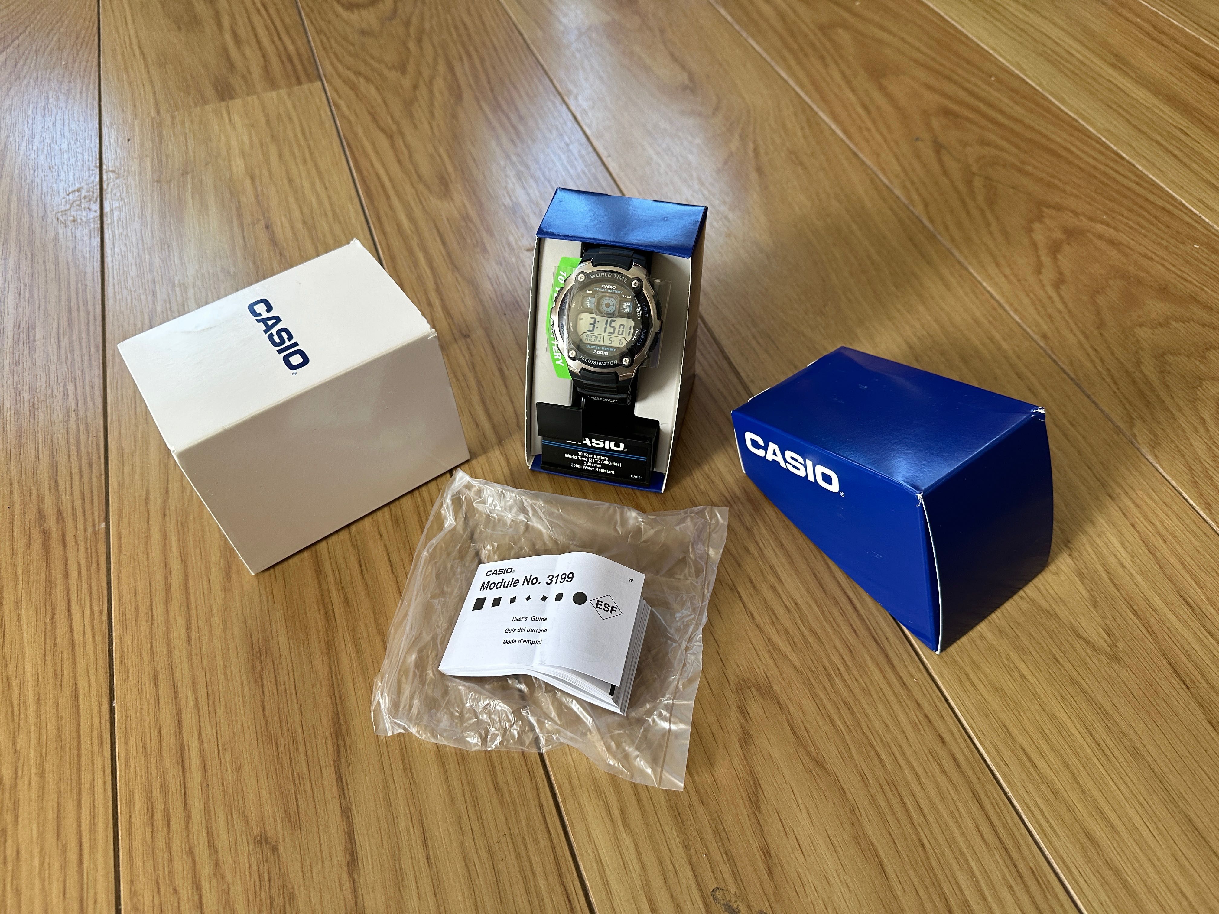 Новые оригинал часы Casio AE -2000W-1AVCF мужские тактические Tactical