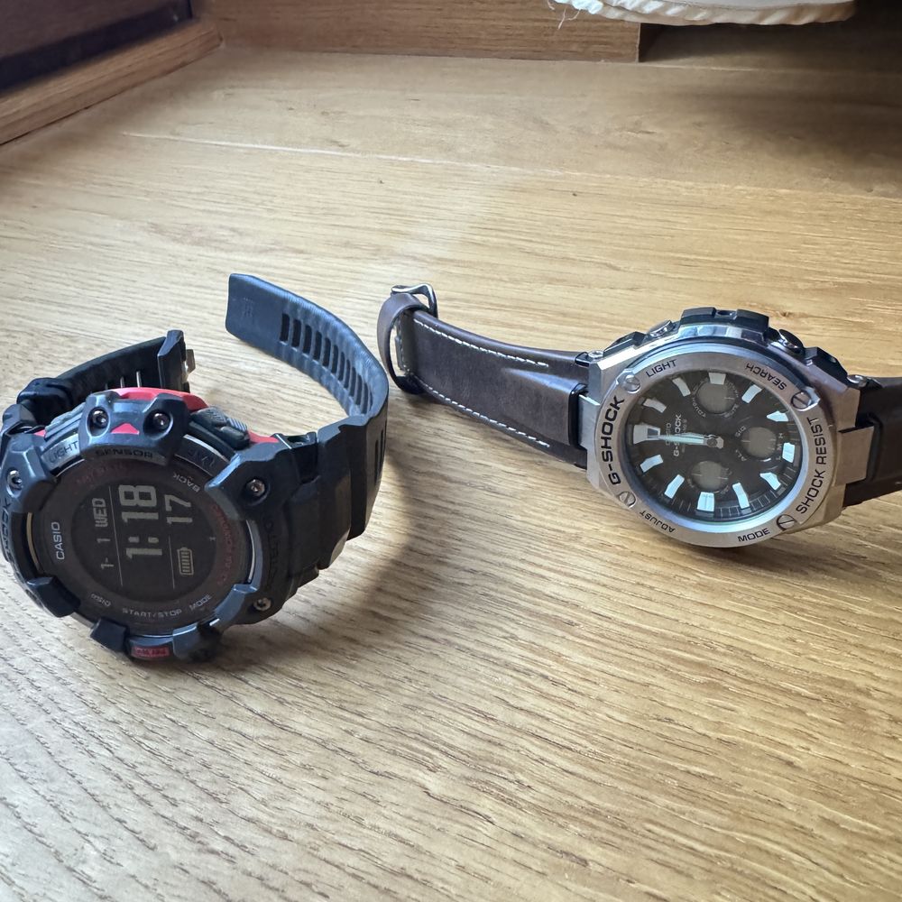 Zegarki 2szt  CASIO G-SHOCK  GBD-H1000 GST-W130L