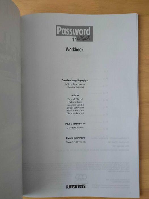Password English Workbook 1 re B1-B2