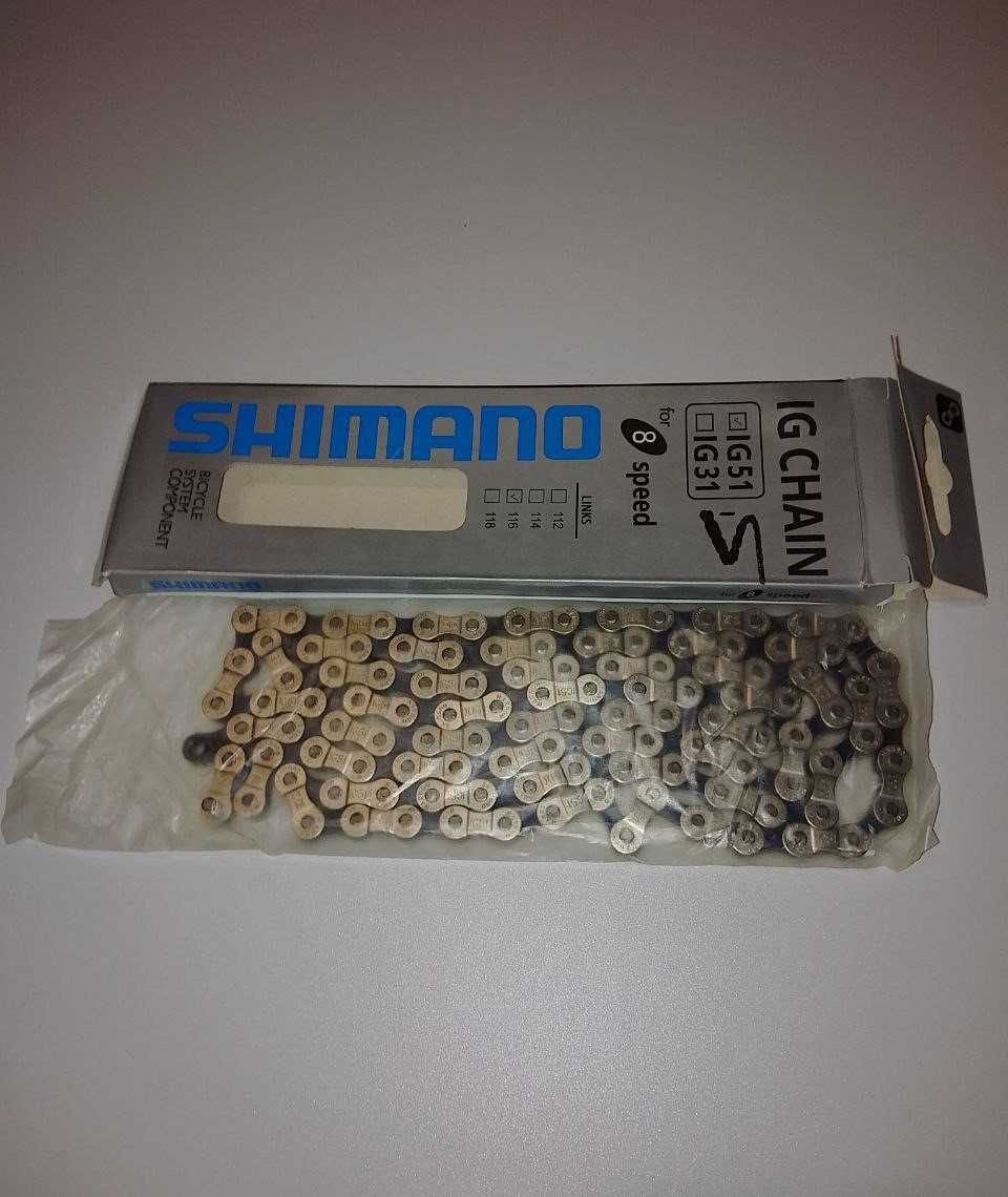 Ланцюг "SHIMANO" IG 51/116.   1/2*3/32 для велосипеда