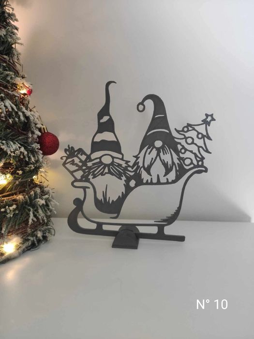 Decoraçao/ presentes de Natal (Gnomos 3D)