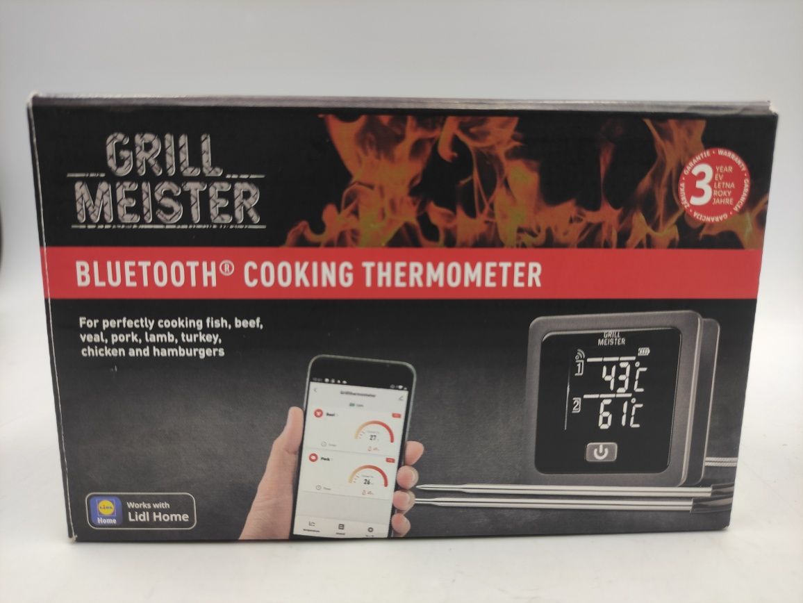 Na Lewara Termometr na bluetooth na grilla Grill Meister GTGT 2.4 A2