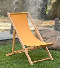 Шезлонг дерев'яний, складний стілець, пляжний шезлонг, лежак