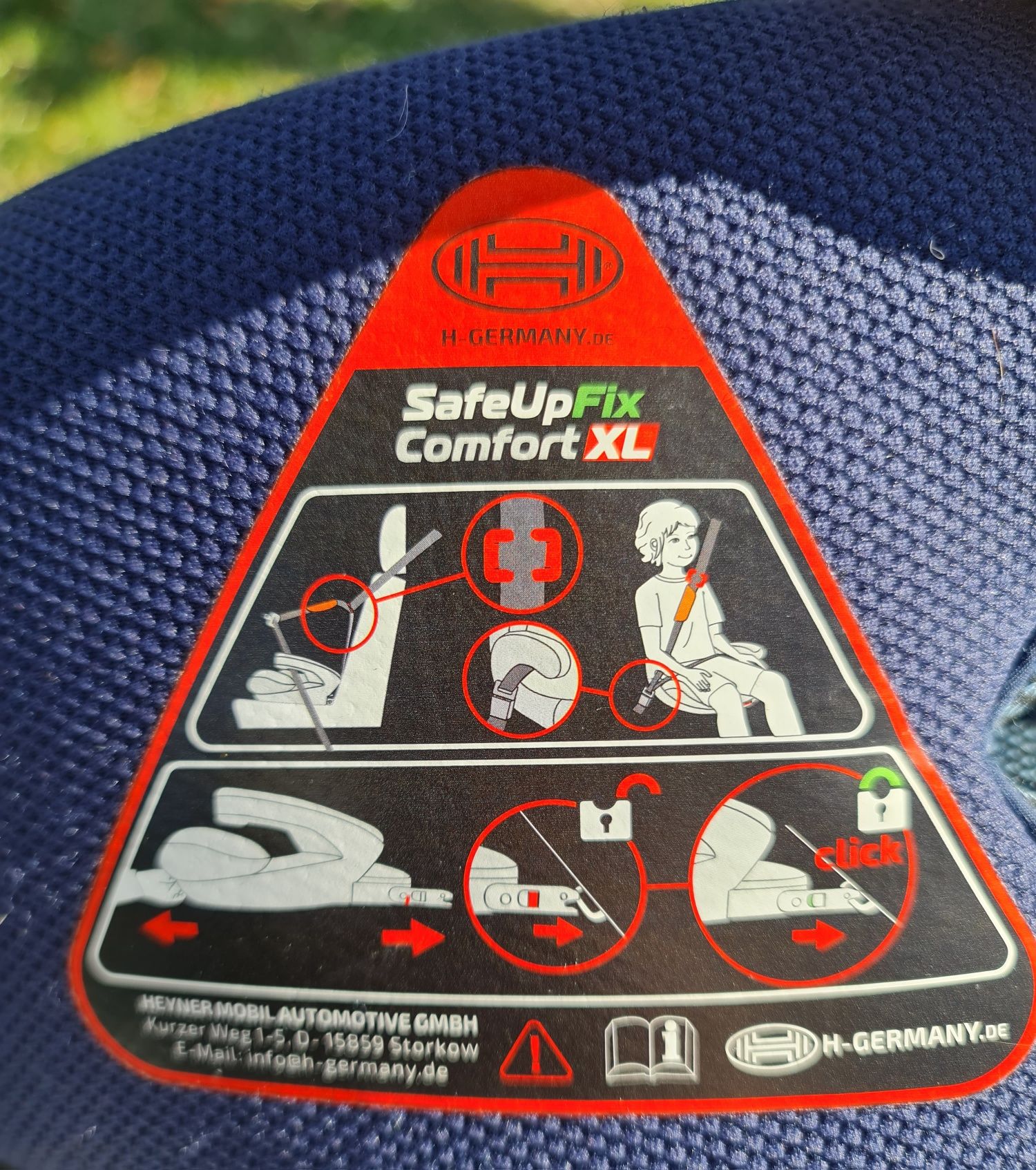 Heyner isofix бустер, автокрісло