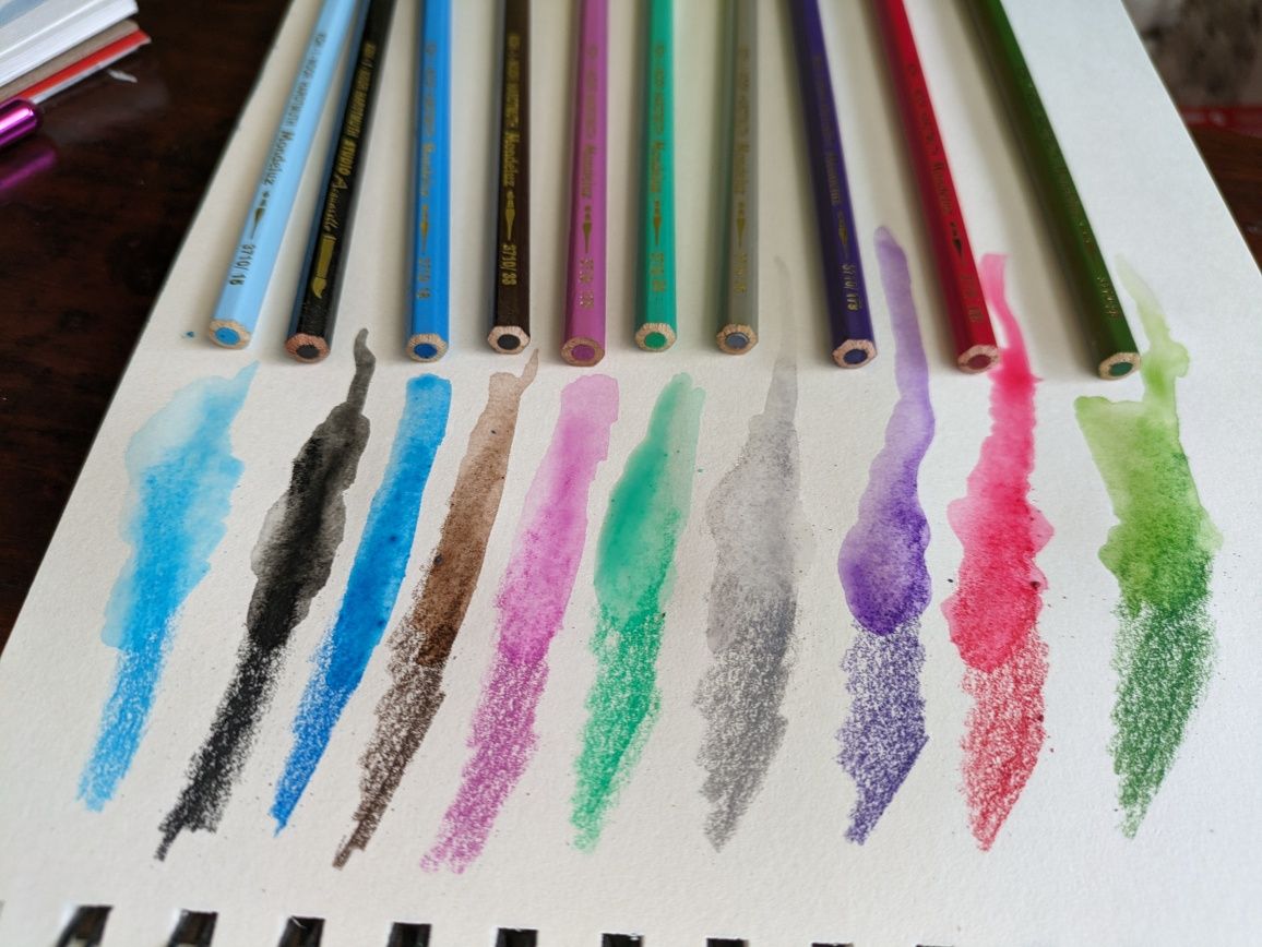 Професійні кольорові олівці Кохінор