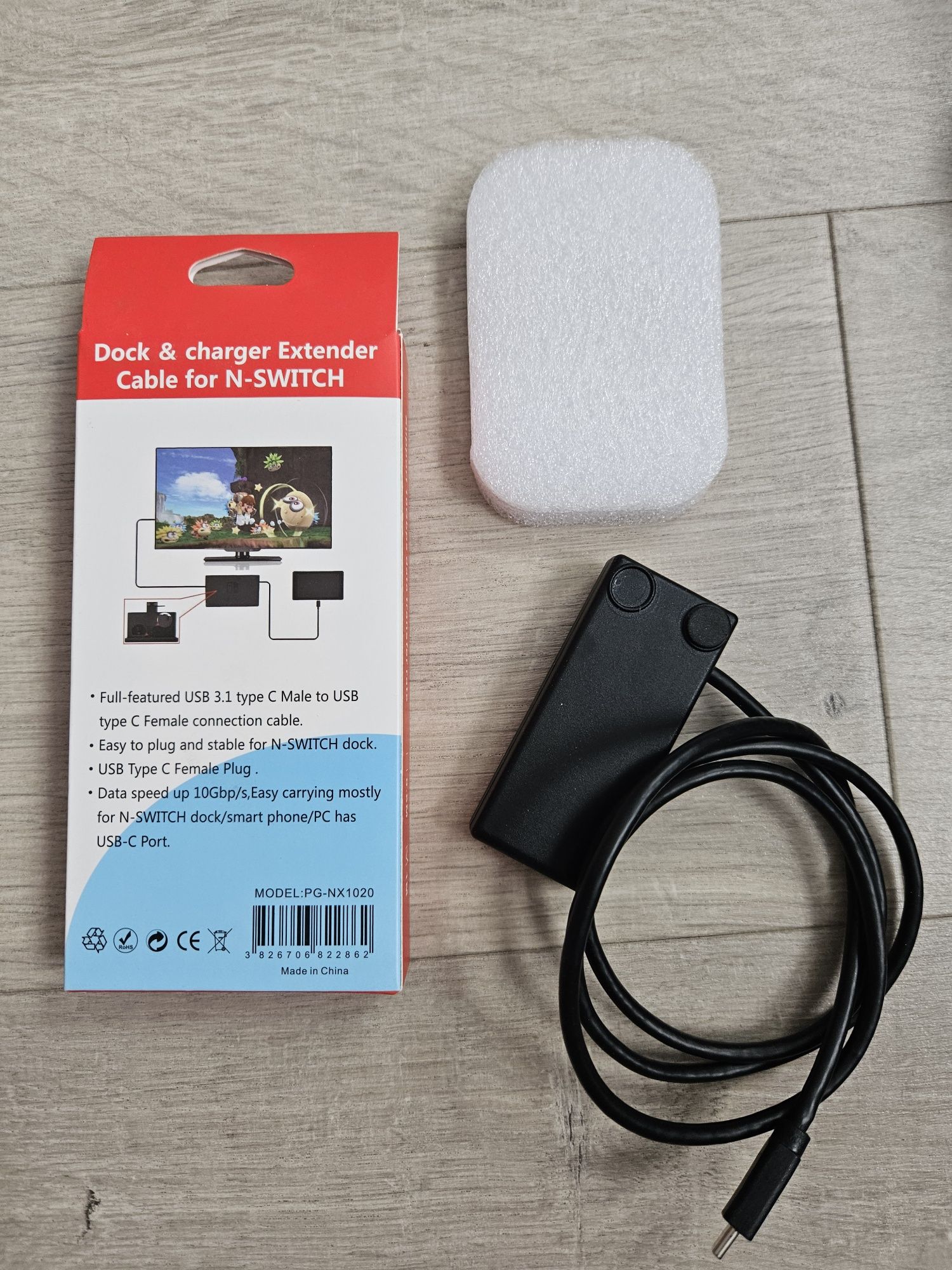Nintendo Switch Dock Set stacja dokująca + zasilacz komplet + gratis