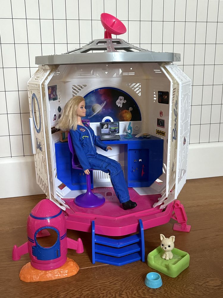 Barbie stacja kosmiczna rakieta lalka