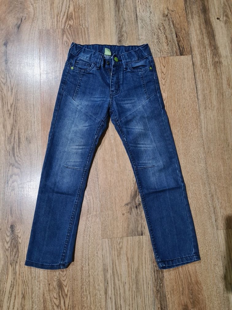 Spodnie jeans. Roz 128, stan bdb