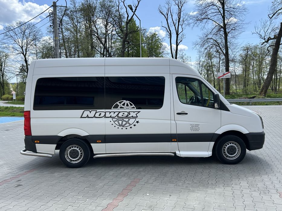 Volkswagen crafter do przewozy osób niepełnosprawnych 9 osobowy, winda