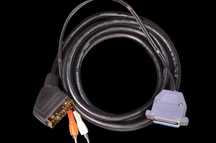 AMIGA EURO Kabel HQ przewód Oplot TV SCART 2,5m