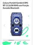 Coluna Spk - Bt - 13 Gembird