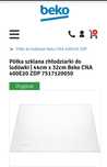 Półka szklana zamrażarki do lodówki Beko CNA 400E20
