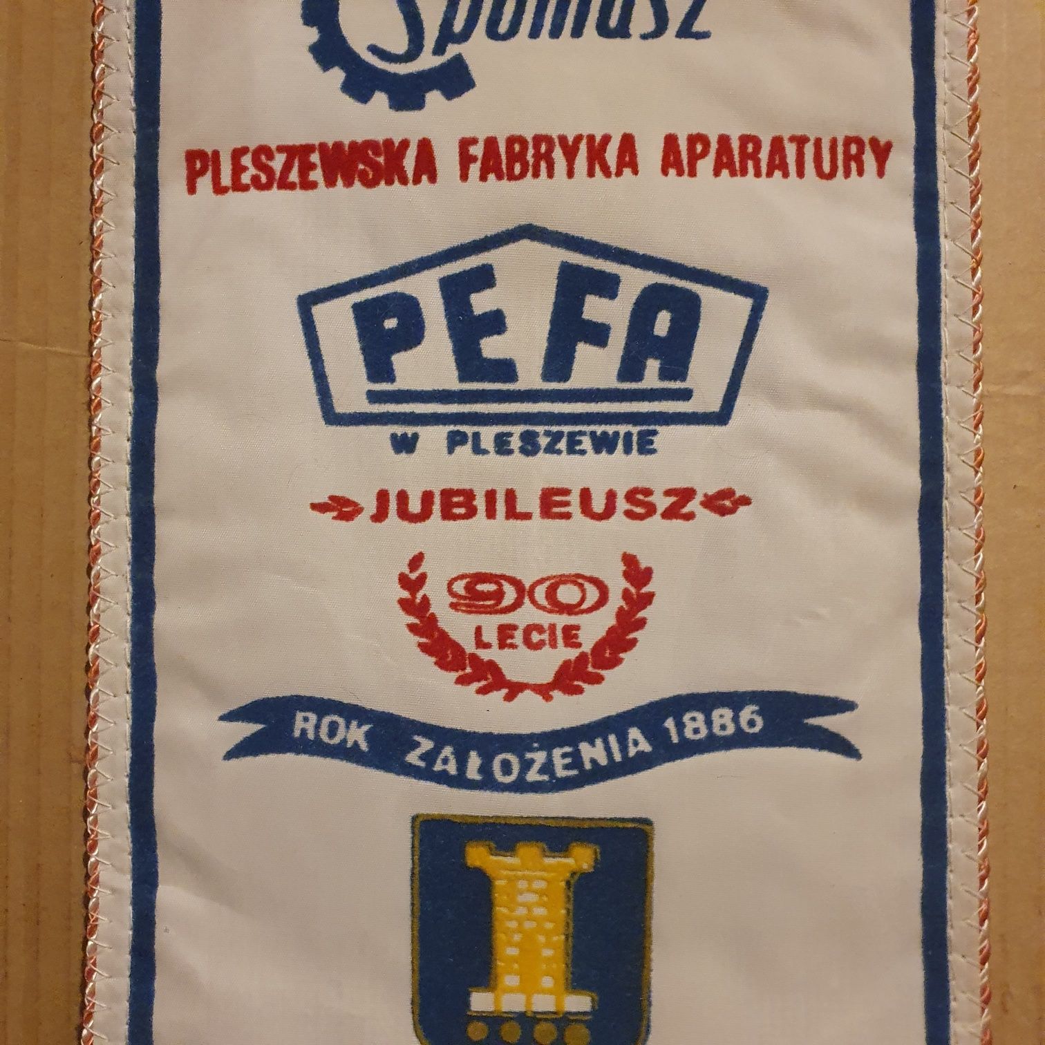 Proporczyk Pleszewska Fabryka Aparatury w Pleszewie