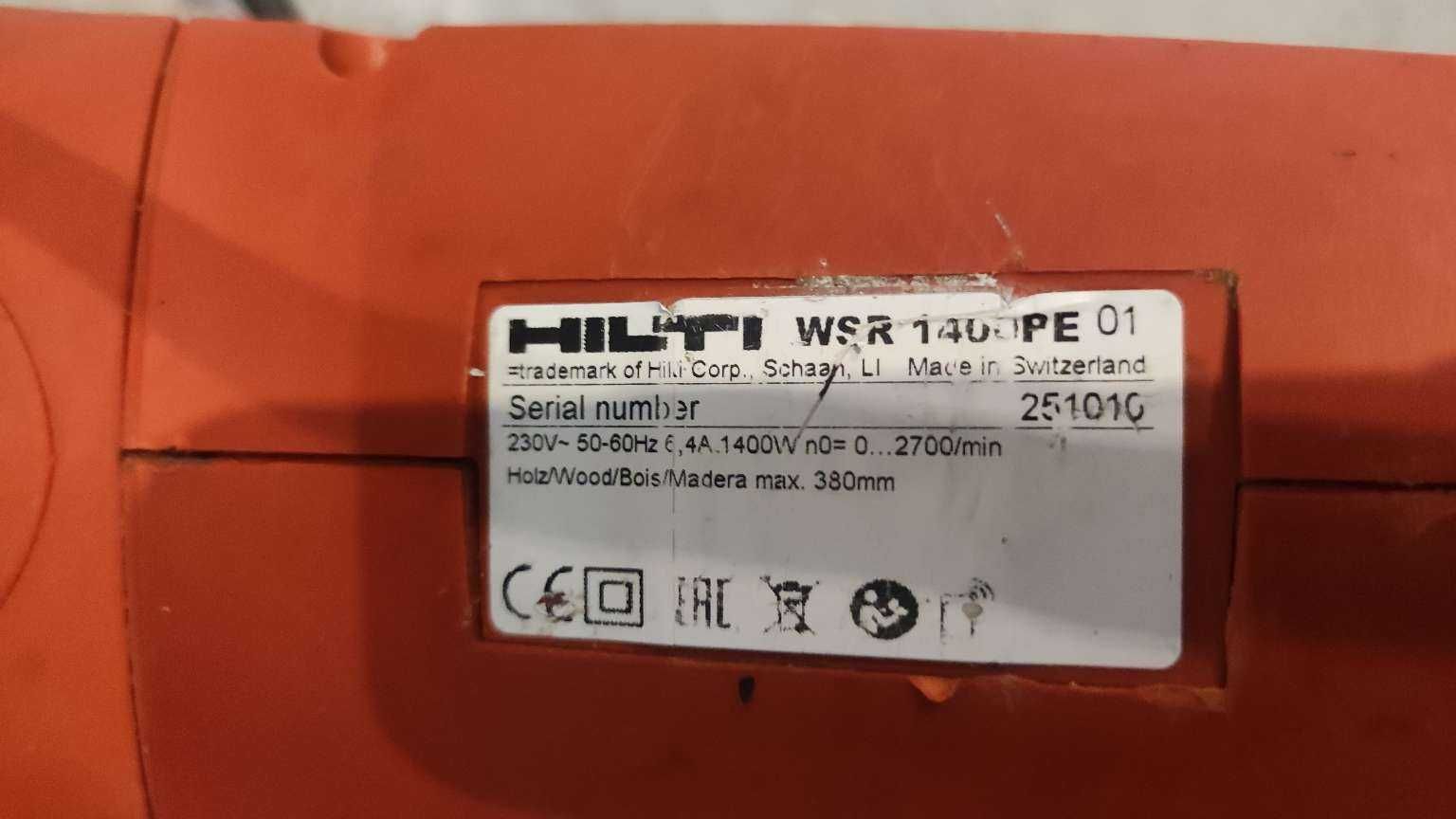 Piła szablasta HILTI WSR 1400-PE