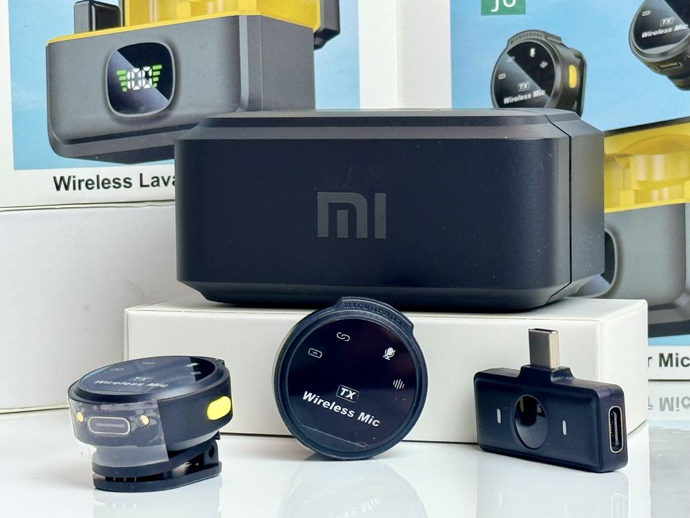 Новий Безпровідний петличний мікрофон Xiaomi для телефону USB - Type C