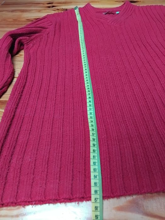 Sweter czerwony, rozm. M