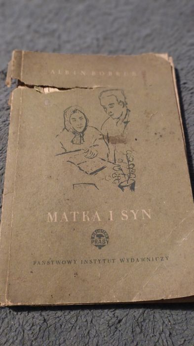 Książka,,Matka i syn"Albin Bobruk