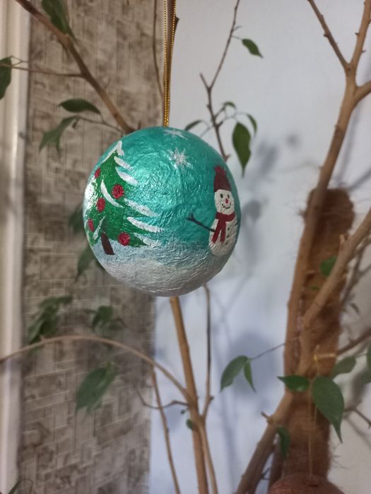 Ялинкові прикраса кулька