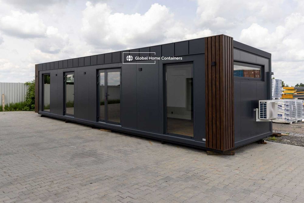 Kontener mieszkalny 12x3m pawilon mieszkalny tiny house dom modułowy