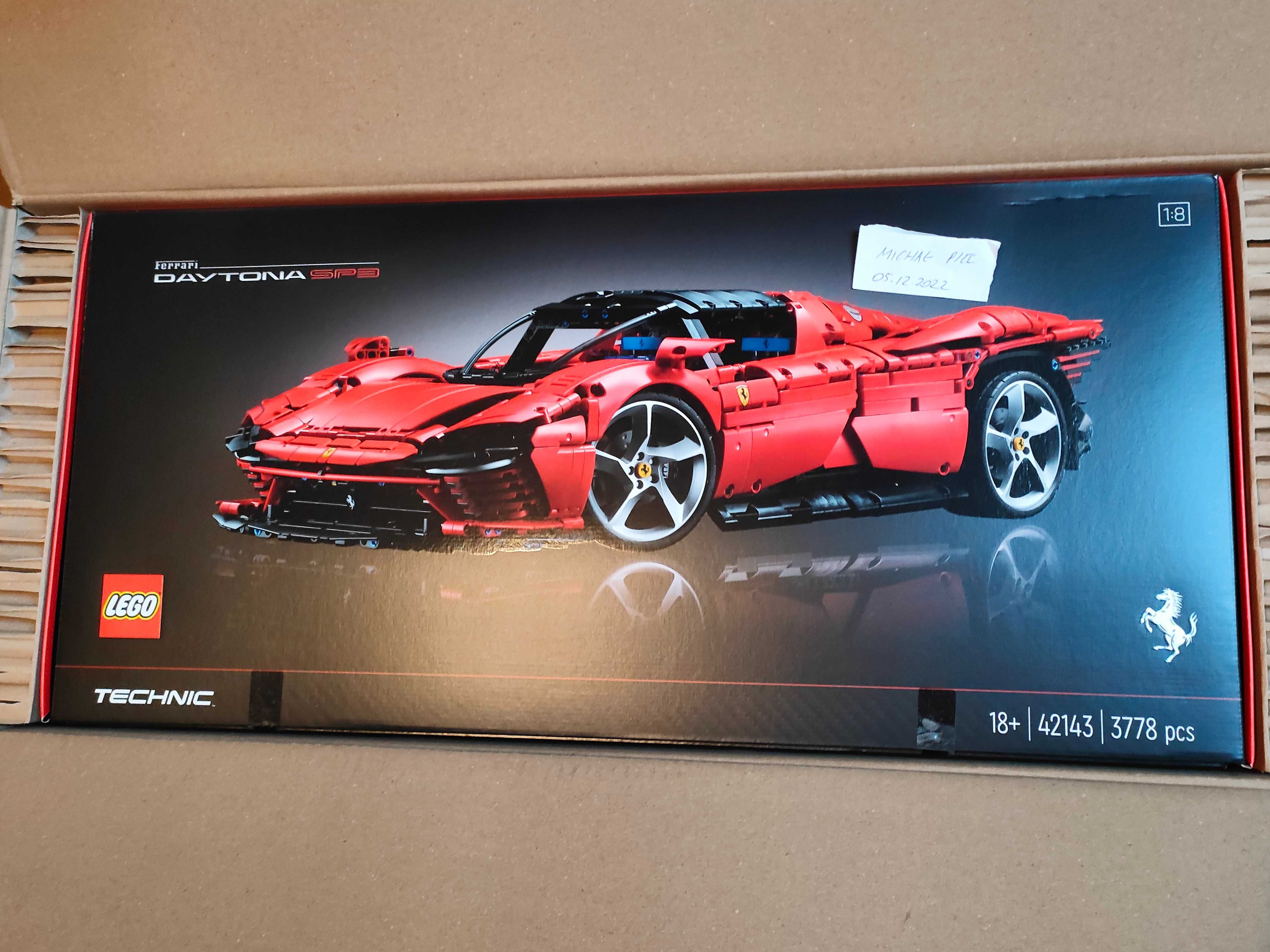 Nowe klocki LEGO Technic 42143 Ferrari Daytona SP3