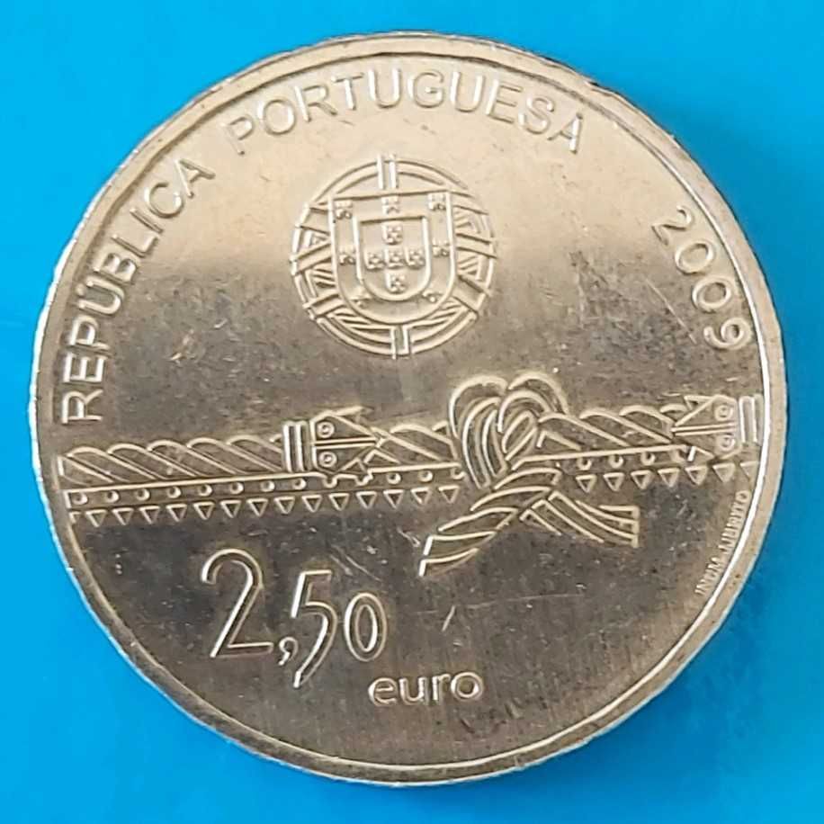 2,50  Euros de 2009, Portugal, Património Unesco, Torre de Belém