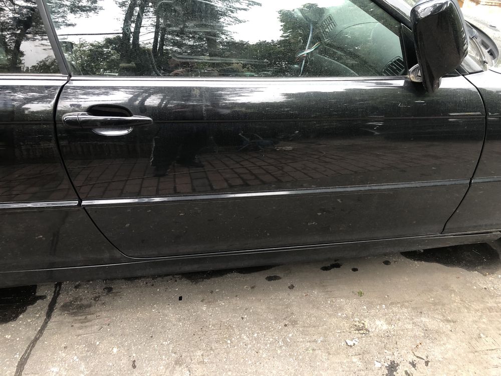 Bmw e46 coupe cabrio europa blac sapphir drzwi prawe bez rdzy igla
