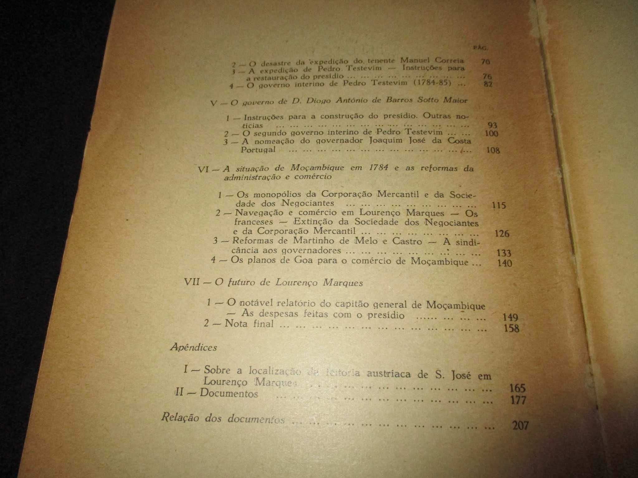 Livro História do Presídio de Lourenço Marques Alexandre Lobato 1949