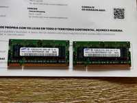 2 Memorias RAM Samsung 512MB 2Rx16 PC2 - 4200S - 444 - 12 - A3