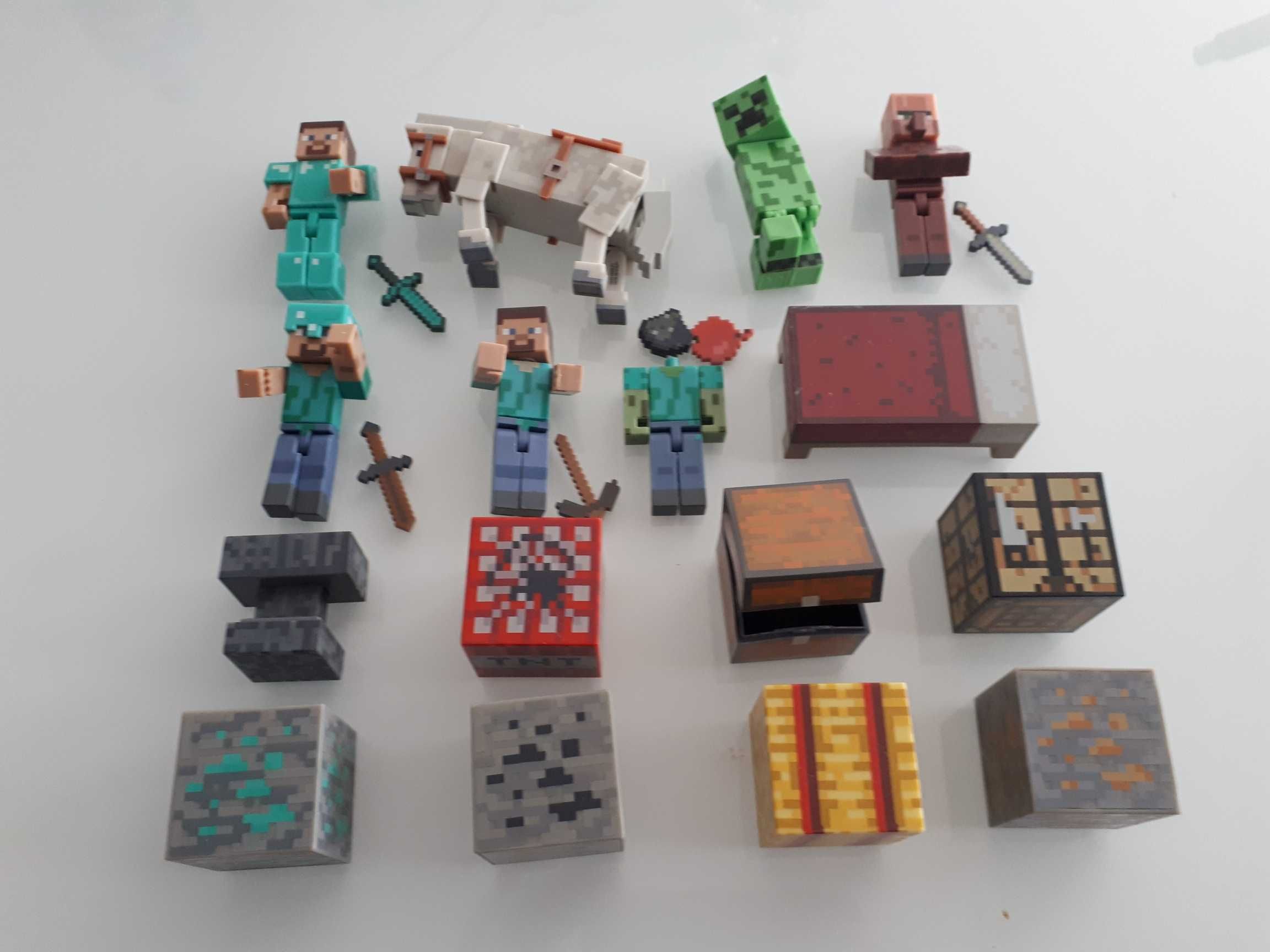 Figurki Minecraft Mojang oryginalne zestaw