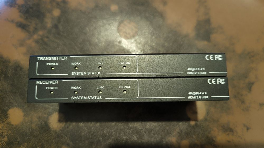 Extensor de HDMI por rede 4K de 60 Hz novo na caixa